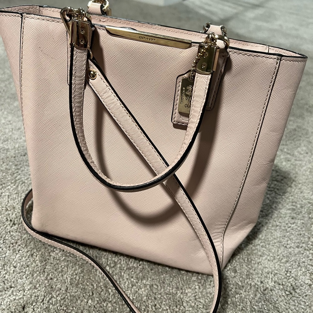 Coach light pink purse